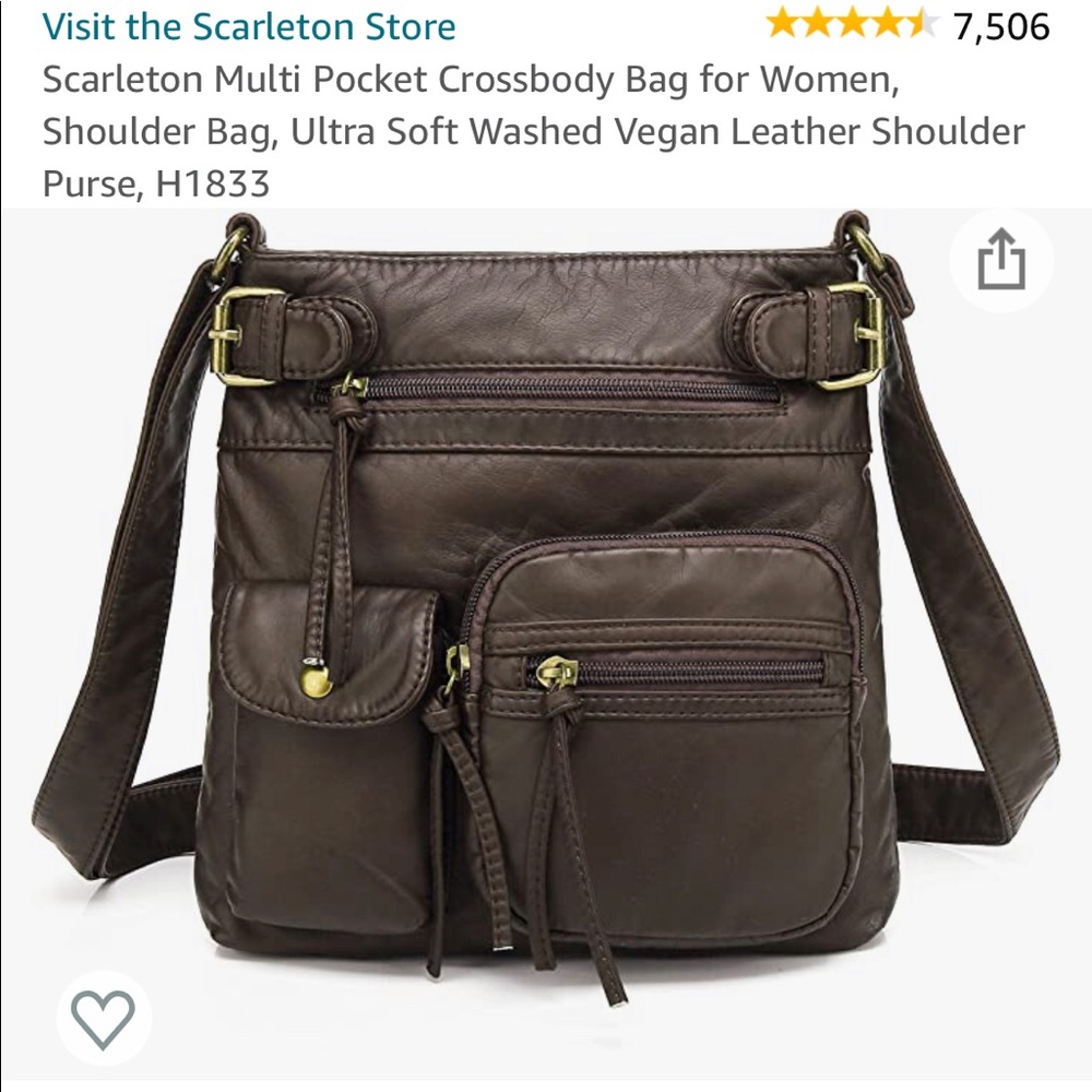 New without tags scarleton brown crossbody purse